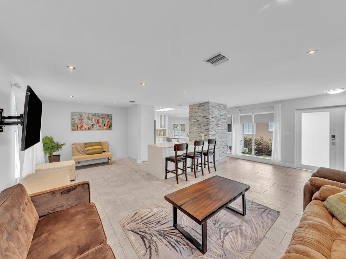Supervilla - 3Br/2Ba - Pool - Walk To Beach Hollywood Exterior foto