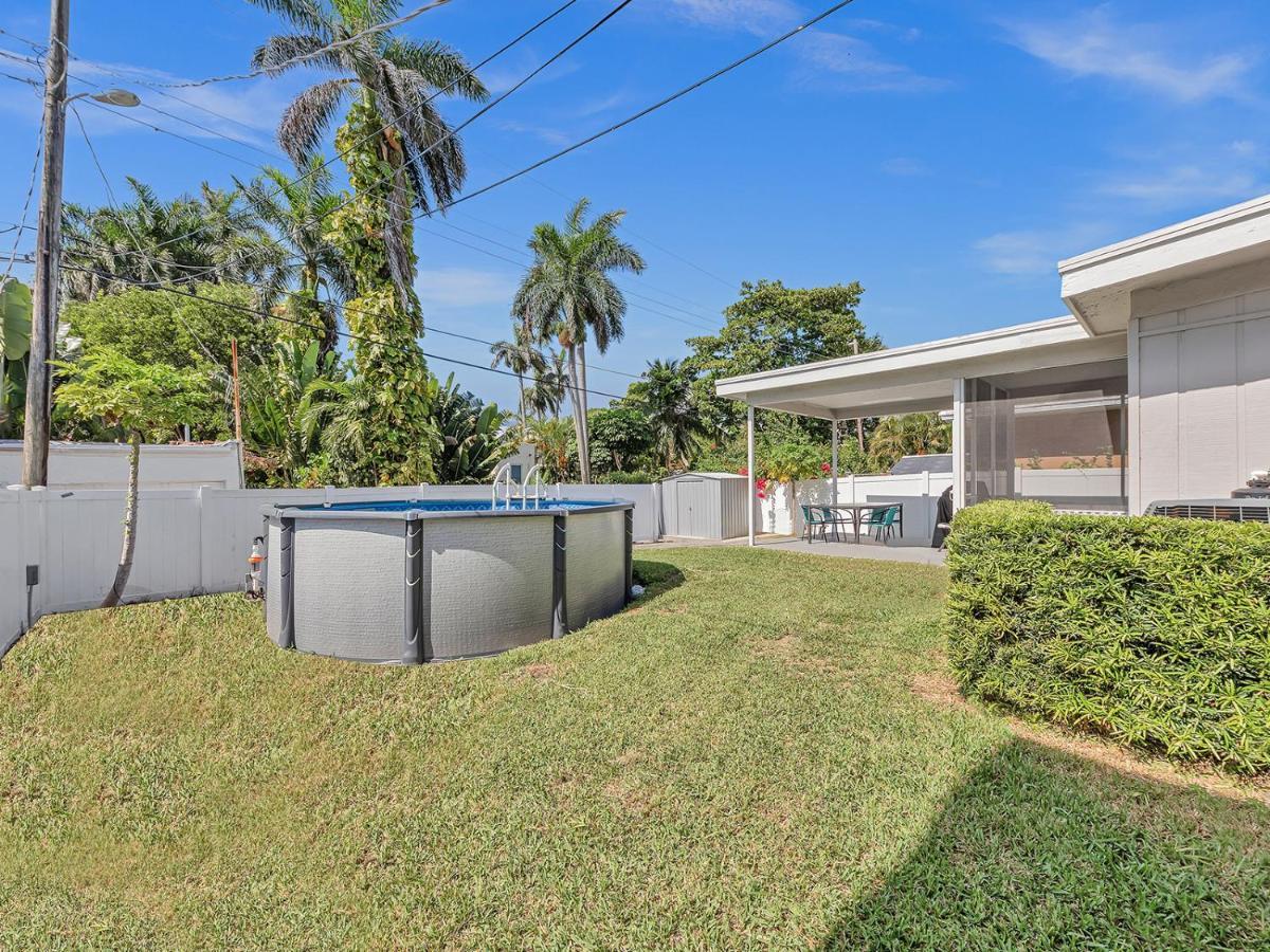 Supervilla - 3Br/2Ba - Pool - Walk To Beach Hollywood Exterior foto