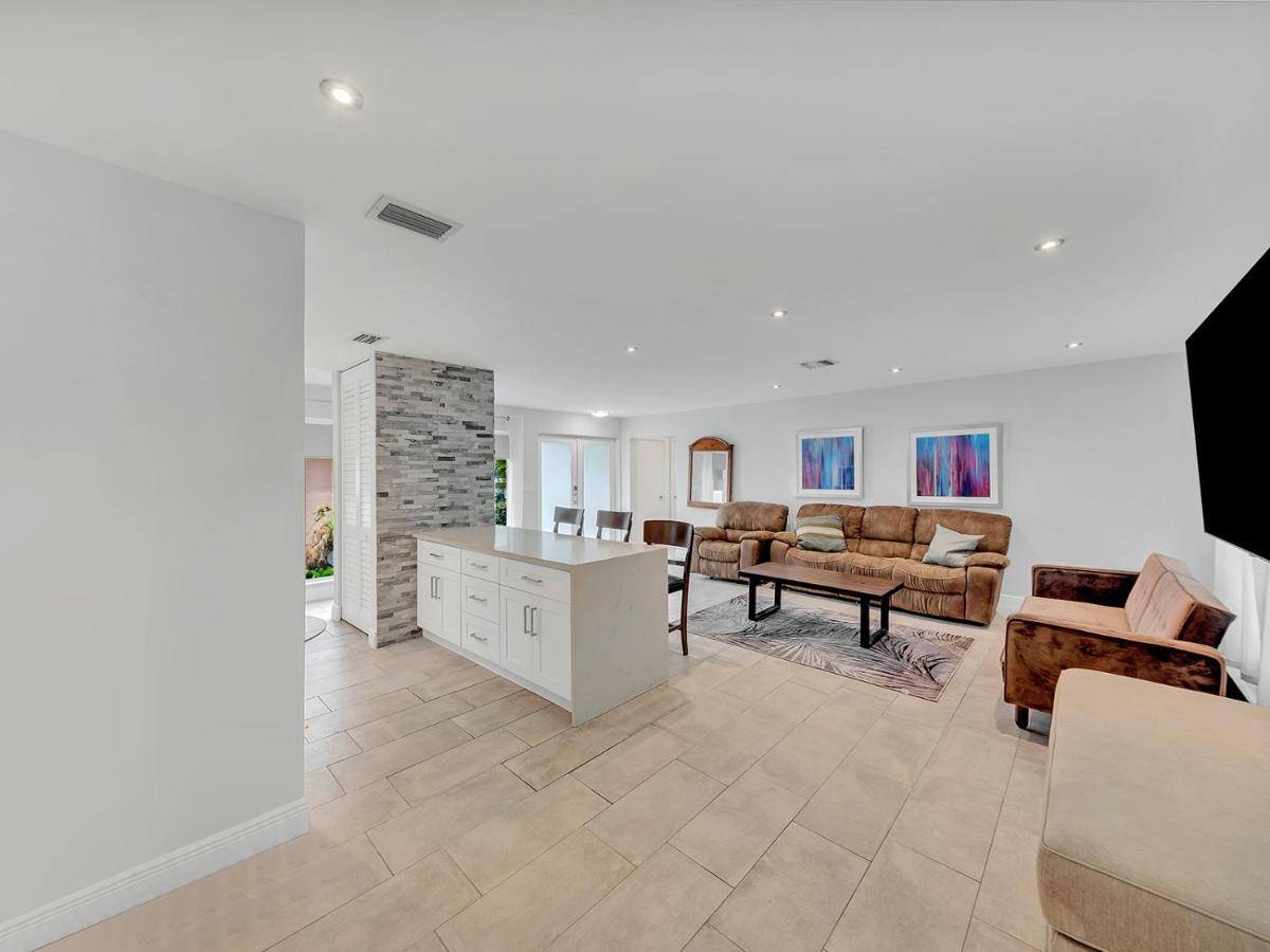 Supervilla - 3Br/2Ba - Pool - Walk To Beach Hollywood Exterior foto